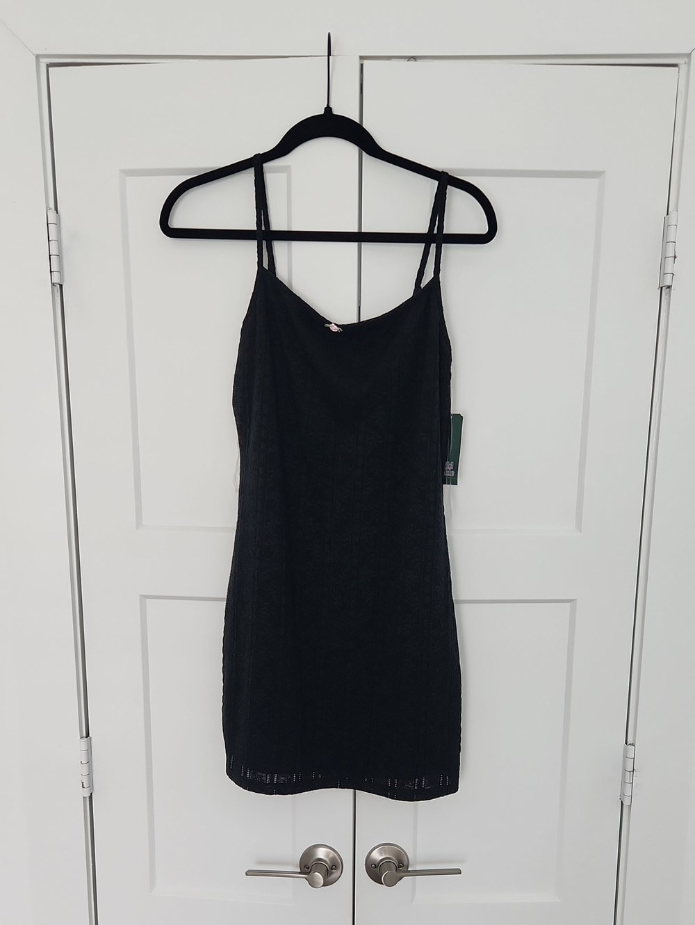 wild fable Black Mini Slip Dress